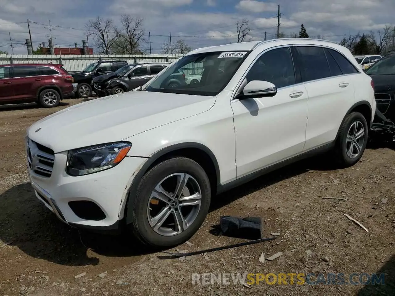 1 Photograph of a damaged car WDC0G4KB7KF575496 MERCEDES-BENZ GLC-CLASS 2019