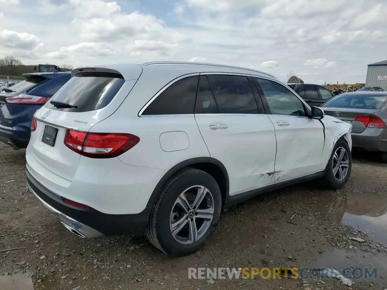 3 Photograph of a damaged car WDC0G4KB7KF575496 MERCEDES-BENZ GLC-CLASS 2019