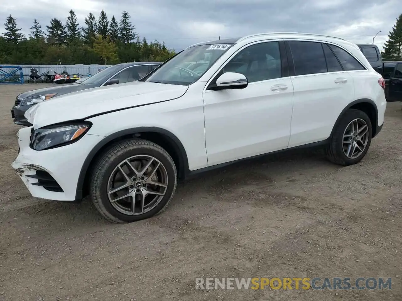 1 Photograph of a damaged car WDC0G4KB7KV183382 MERCEDES-BENZ GLC-CLASS 2019
