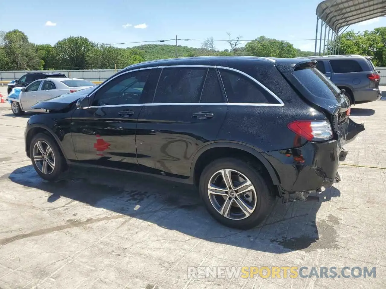2 Photograph of a damaged car WDC0G4KB8KV157650 MERCEDES-BENZ GLC-CLASS 2019