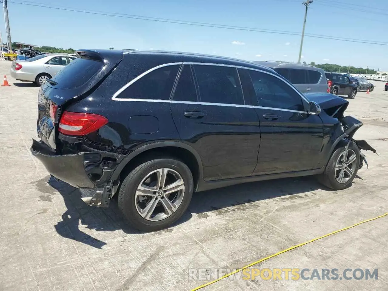 3 Photograph of a damaged car WDC0G4KB8KV157650 MERCEDES-BENZ GLC-CLASS 2019
