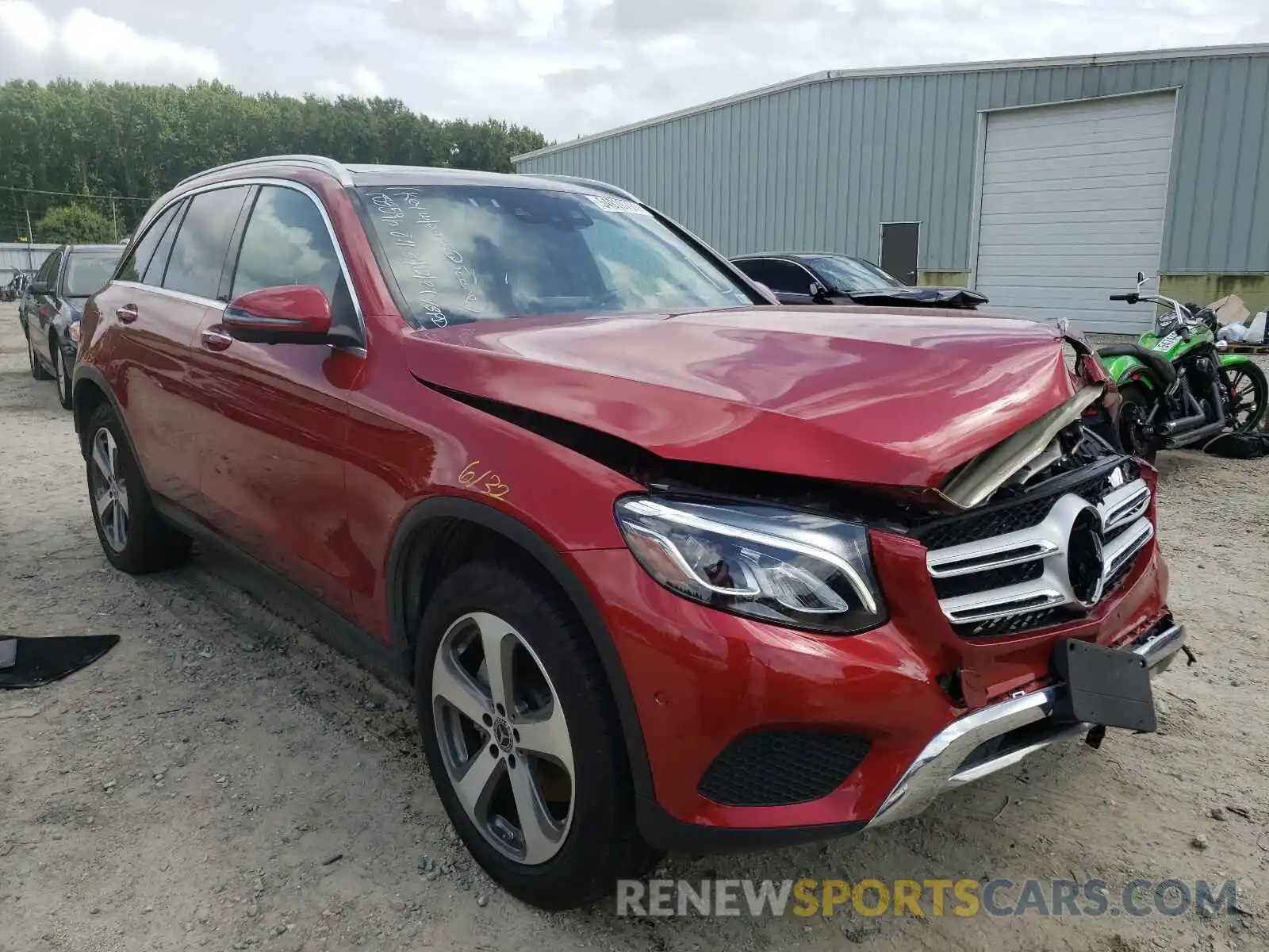 1 Photograph of a damaged car WDC0G4KB9KV172786 MERCEDES-BENZ GLC-CLASS 2019