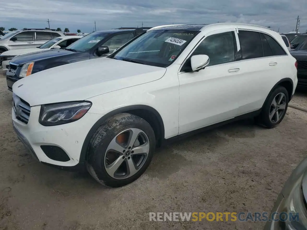 1 Photograph of a damaged car WDC0G4KB9KV193329 MERCEDES-BENZ GLC-CLASS 2019