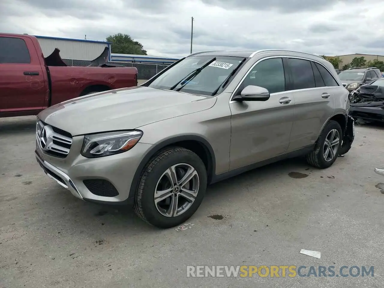 1 Photograph of a damaged car WDC0G4KBXKF624867 MERCEDES-BENZ GLC-CLASS 2019
