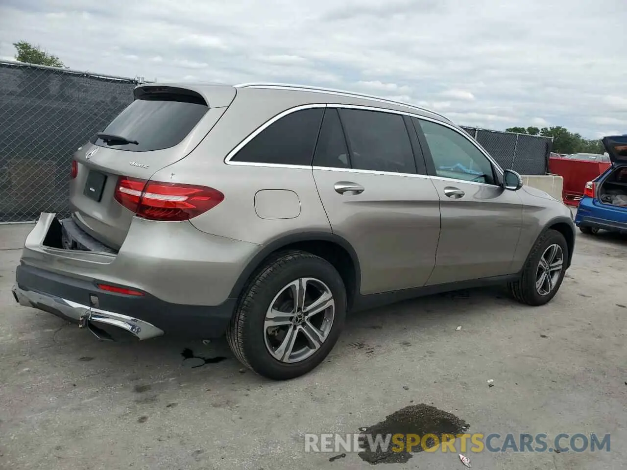 3 Photograph of a damaged car WDC0G4KBXKF624867 MERCEDES-BENZ GLC-CLASS 2019
