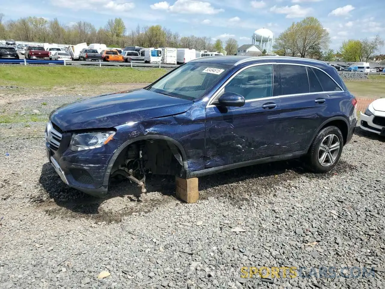 1 Photograph of a damaged car WDC0G4KBXKV126335 MERCEDES-BENZ GLC-CLASS 2019