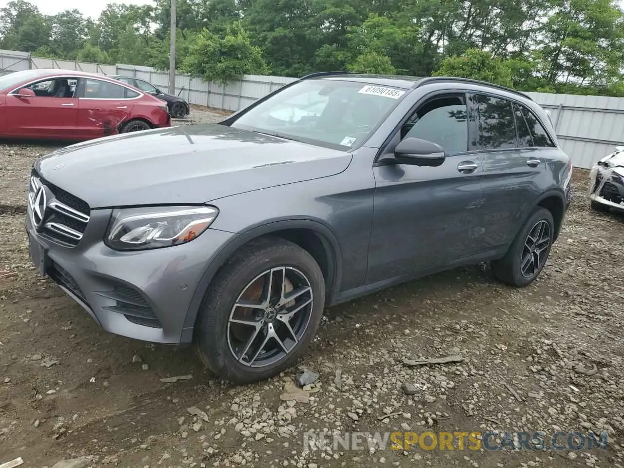 1 Photograph of a damaged car WDC0G4KBXKV147685 MERCEDES-BENZ GLC-CLASS 2019