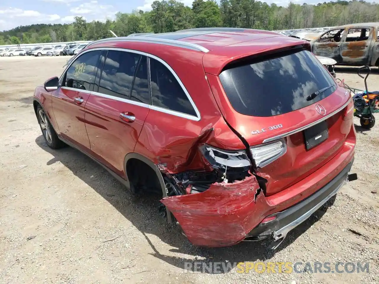 3 Photograph of a damaged car WDC0G4KBXKV155351 MERCEDES-BENZ GLC-CLASS 2019