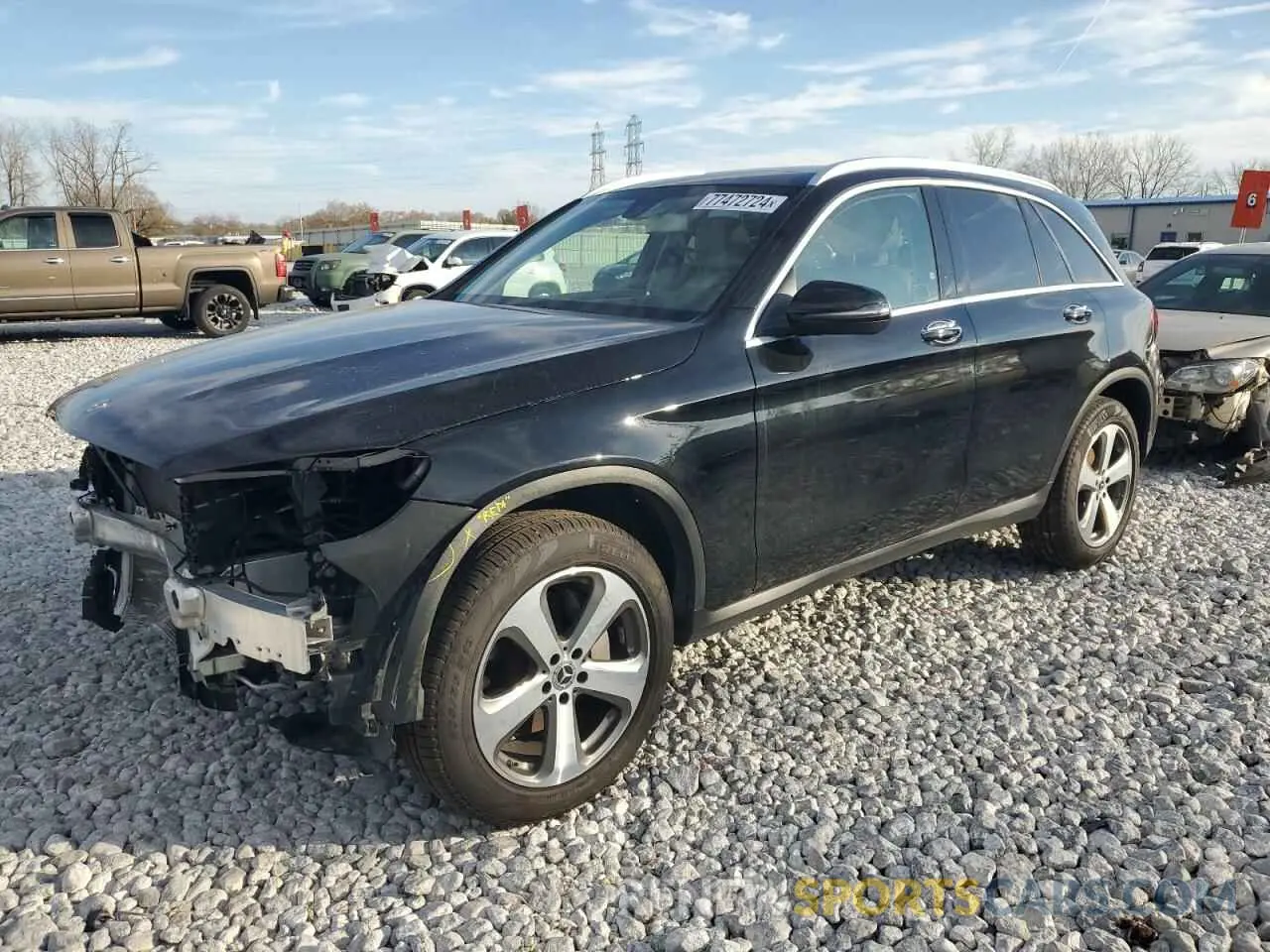 1 Photograph of a damaged car WDC0G4KBXKV177916 MERCEDES-BENZ GLC-CLASS 2019