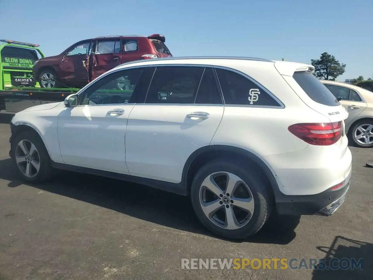 2 Photograph of a damaged car WDC0G4KBXKV182744 MERCEDES-BENZ GLC-CLASS 2019