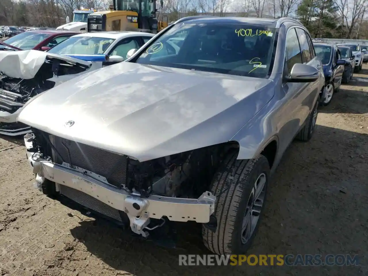 2 Photograph of a damaged car WDC0G4KBXKV193467 MERCEDES-BENZ GLC-CLASS 2019