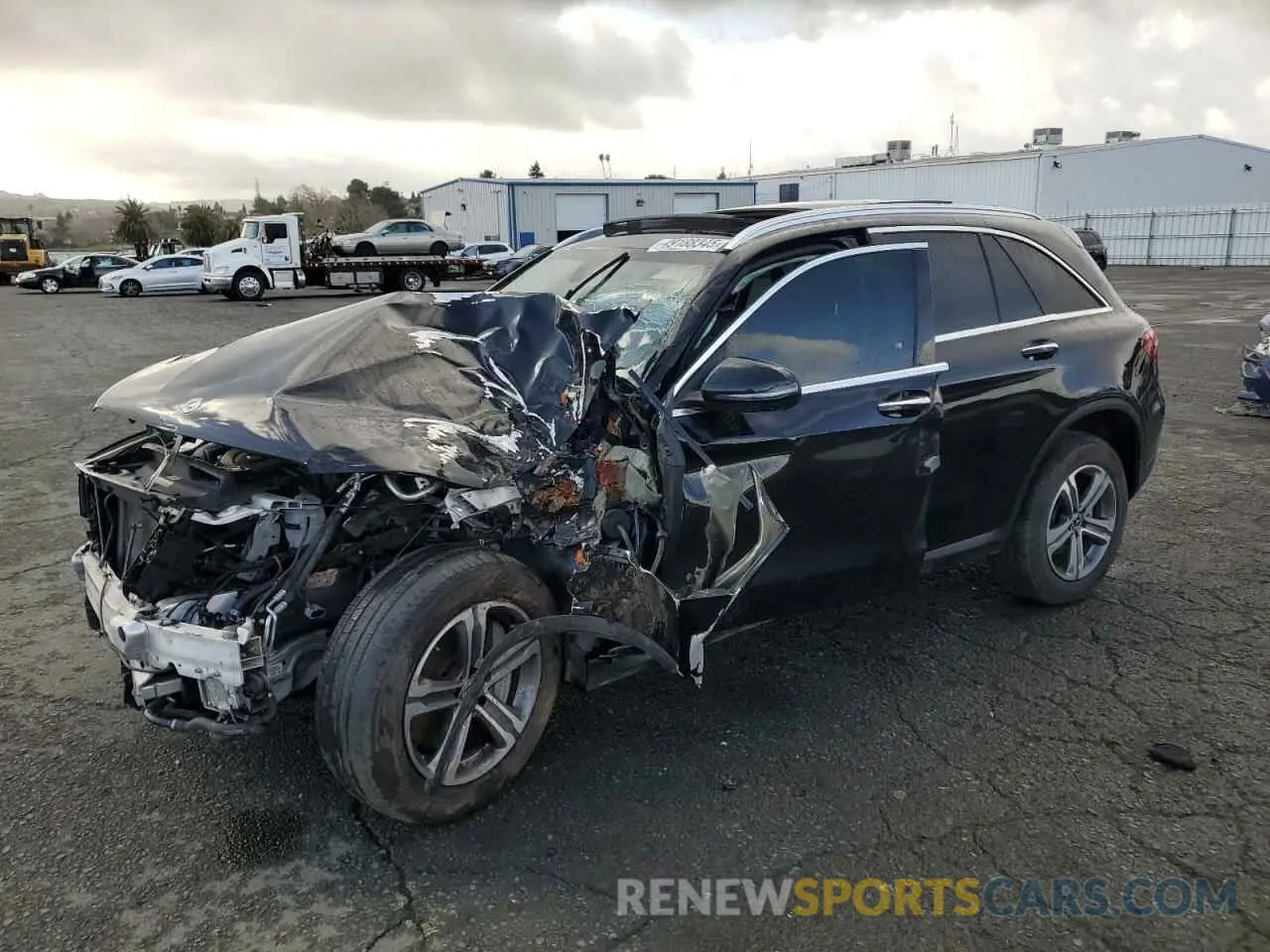 1 Photograph of a damaged car WDC0G5EB5KF563154 MERCEDES-BENZ GLC-CLASS 2019