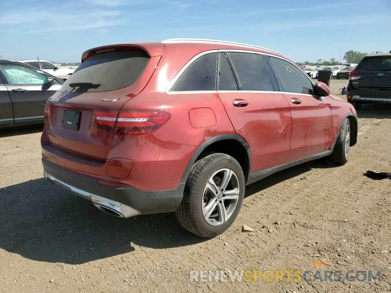 3 Photograph of a damaged car WDC0G5EB5KF633235 MERCEDES-BENZ GLC-CLASS 2019