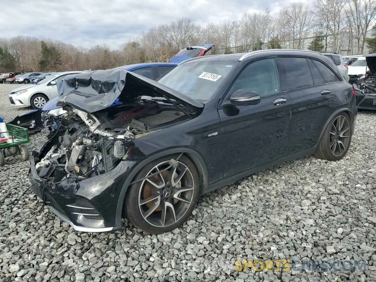 1 Photograph of a damaged car WDC0G6EB3KF565684 MERCEDES-BENZ GLC-CLASS 2019