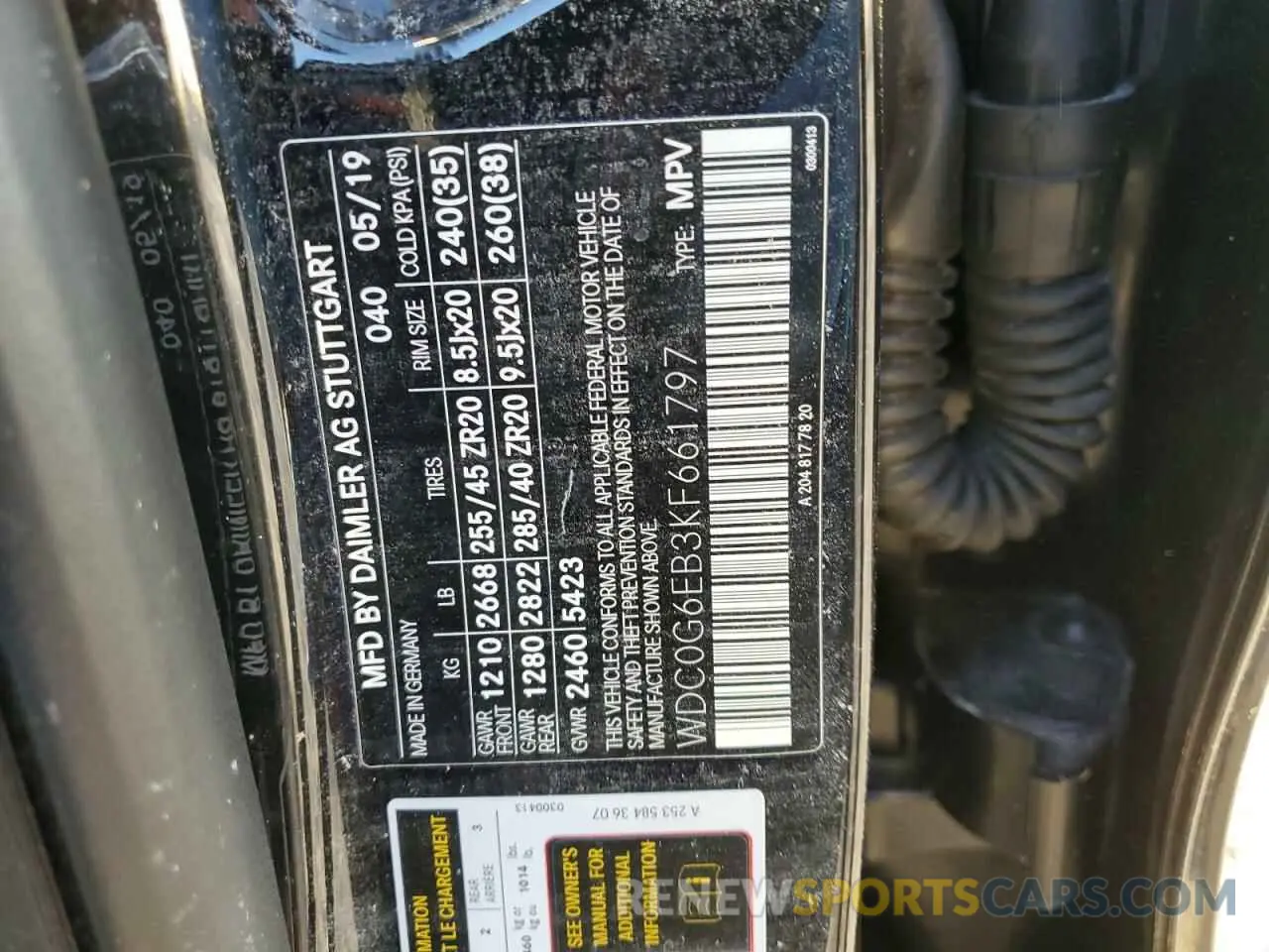 14 Photograph of a damaged car WDC0G6EB3KF661797 MERCEDES-BENZ GLC-CLASS 2019