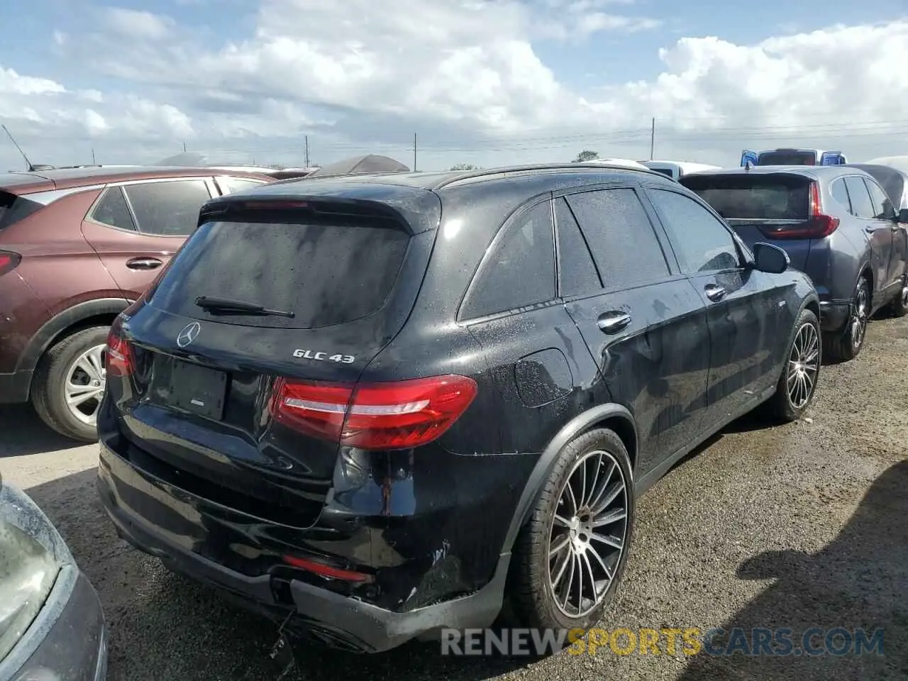 3 Photograph of a damaged car WDC0G6EB3KF661797 MERCEDES-BENZ GLC-CLASS 2019