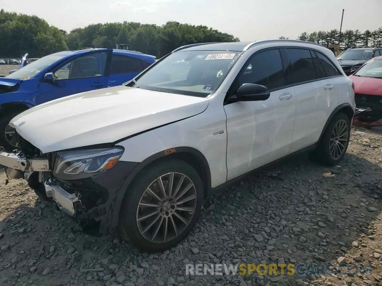 1 Photograph of a damaged car WDC0G6EB8KF659074 MERCEDES-BENZ GLC-CLASS 2019