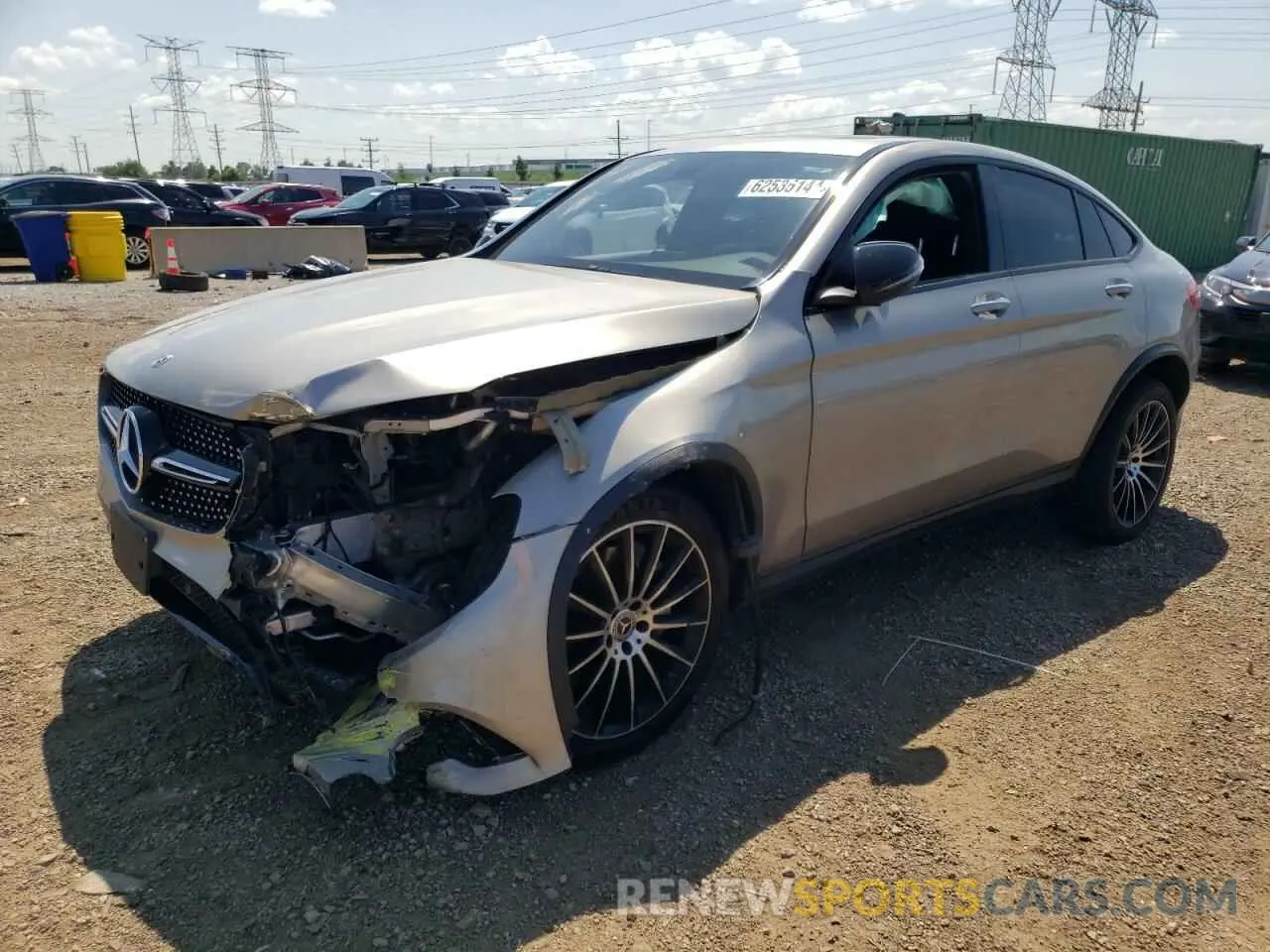 1 Photograph of a damaged car WDC0J4KB2KF569428 MERCEDES-BENZ GLC-CLASS 2019
