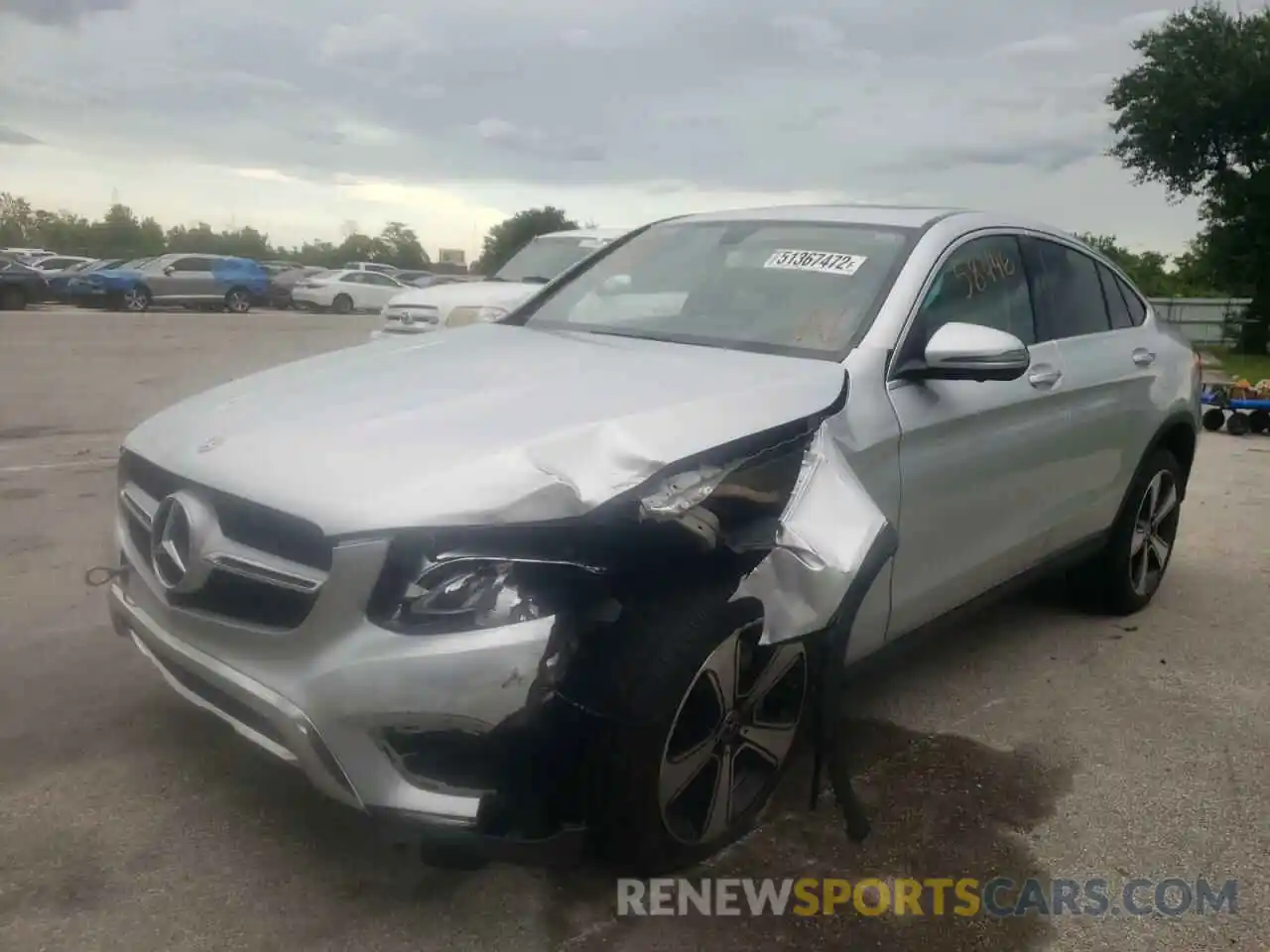 2 Photograph of a damaged car WDC0J4KB9KF483050 MERCEDES-BENZ GLC-CLASS 2019