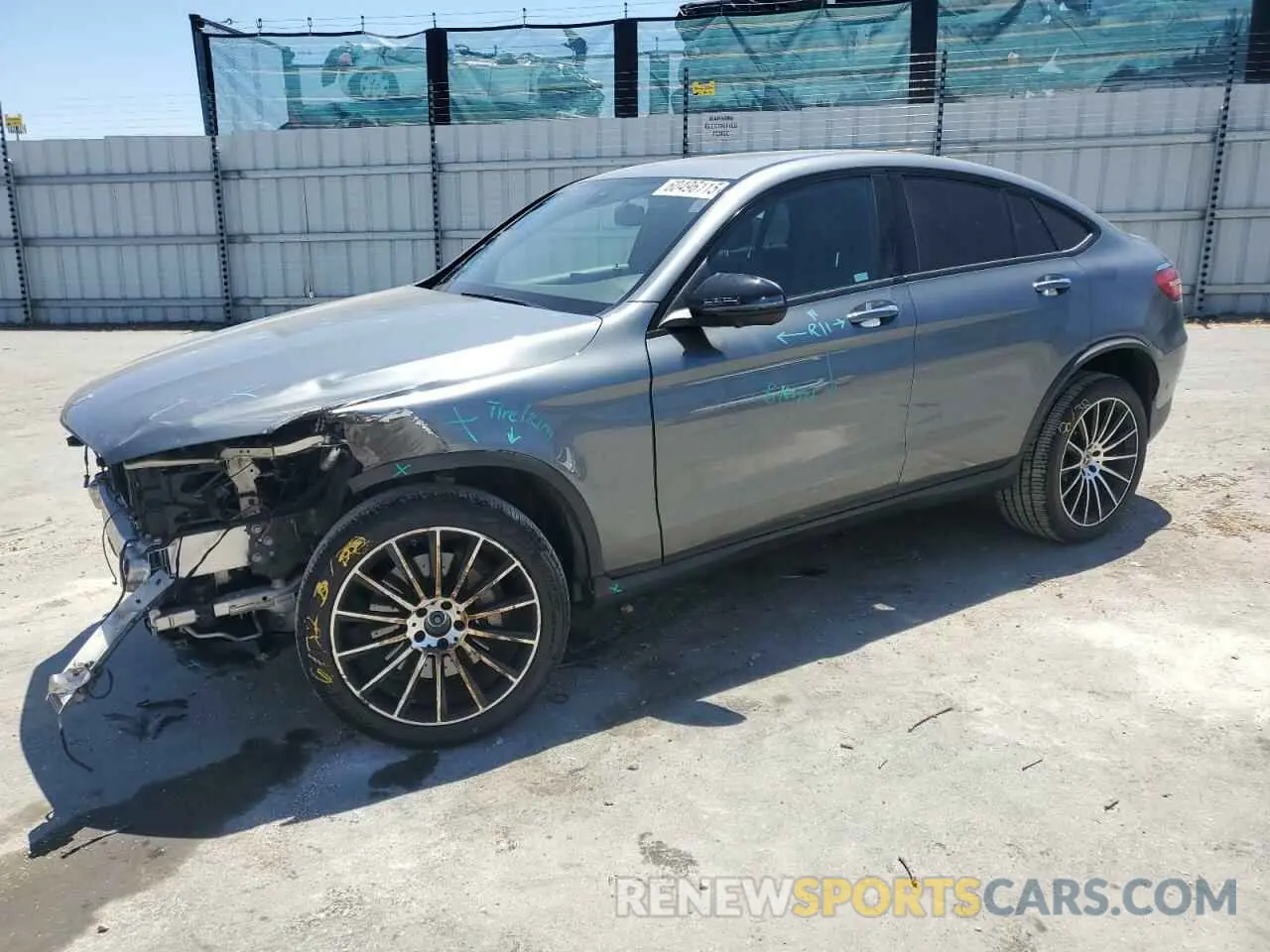 1 Photograph of a damaged car WDC0J4KB9KF664150 MERCEDES-BENZ GLC-CLASS 2019