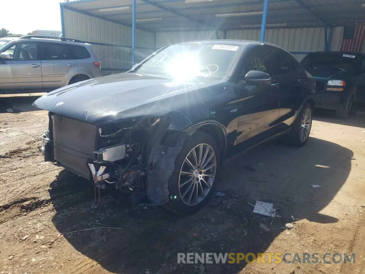 2 Photograph of a damaged car WDC0J6EB8KF540958 MERCEDES-BENZ GLC-CLASS 2019