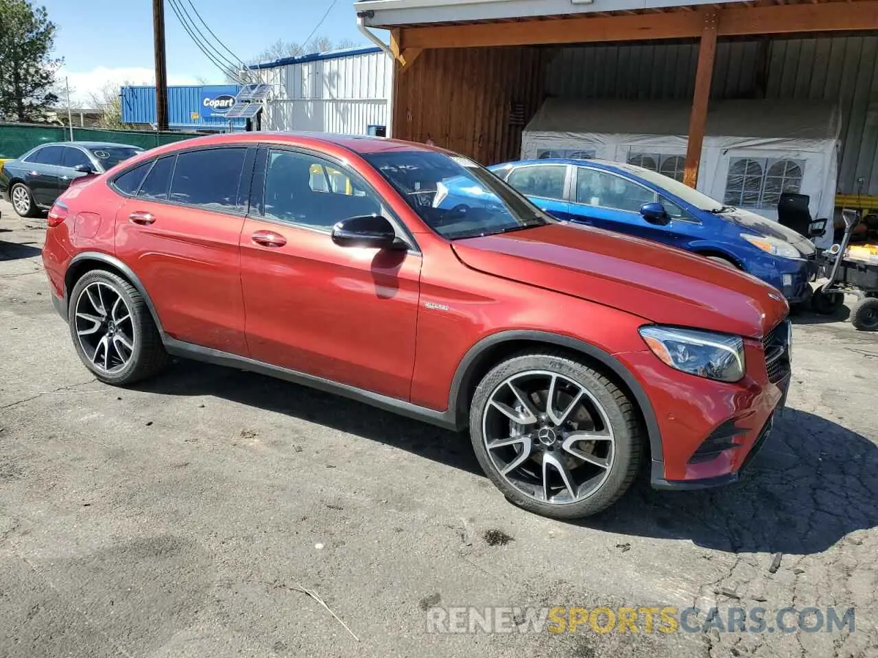 4 Photograph of a damaged car WDC0J6EBXKF534806 MERCEDES-BENZ GLC-CLASS 2019