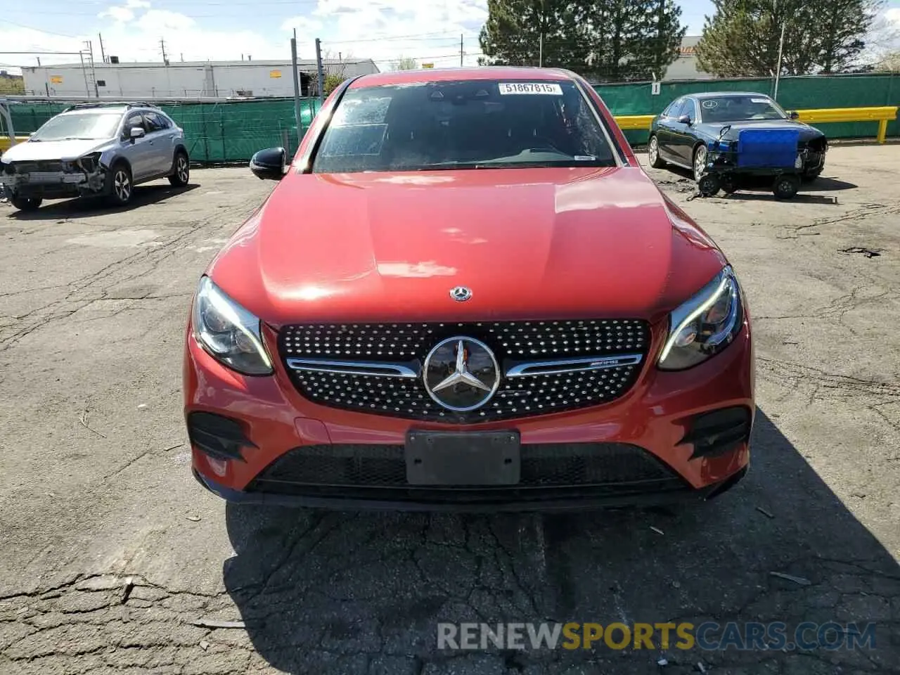 5 Photograph of a damaged car WDC0J6EBXKF534806 MERCEDES-BENZ GLC-CLASS 2019