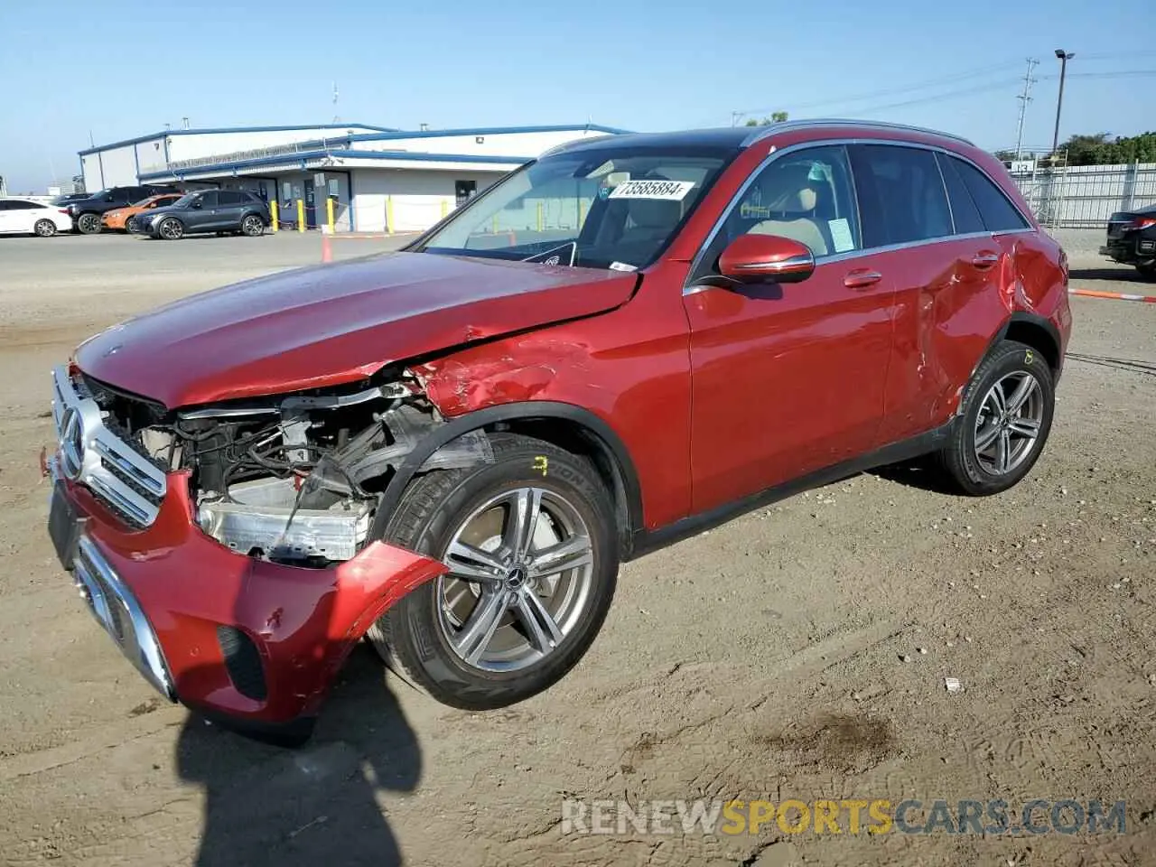 1 Photograph of a damaged car W1N0G8DB1LV262342 MERCEDES-BENZ GLC-CLASS 2020