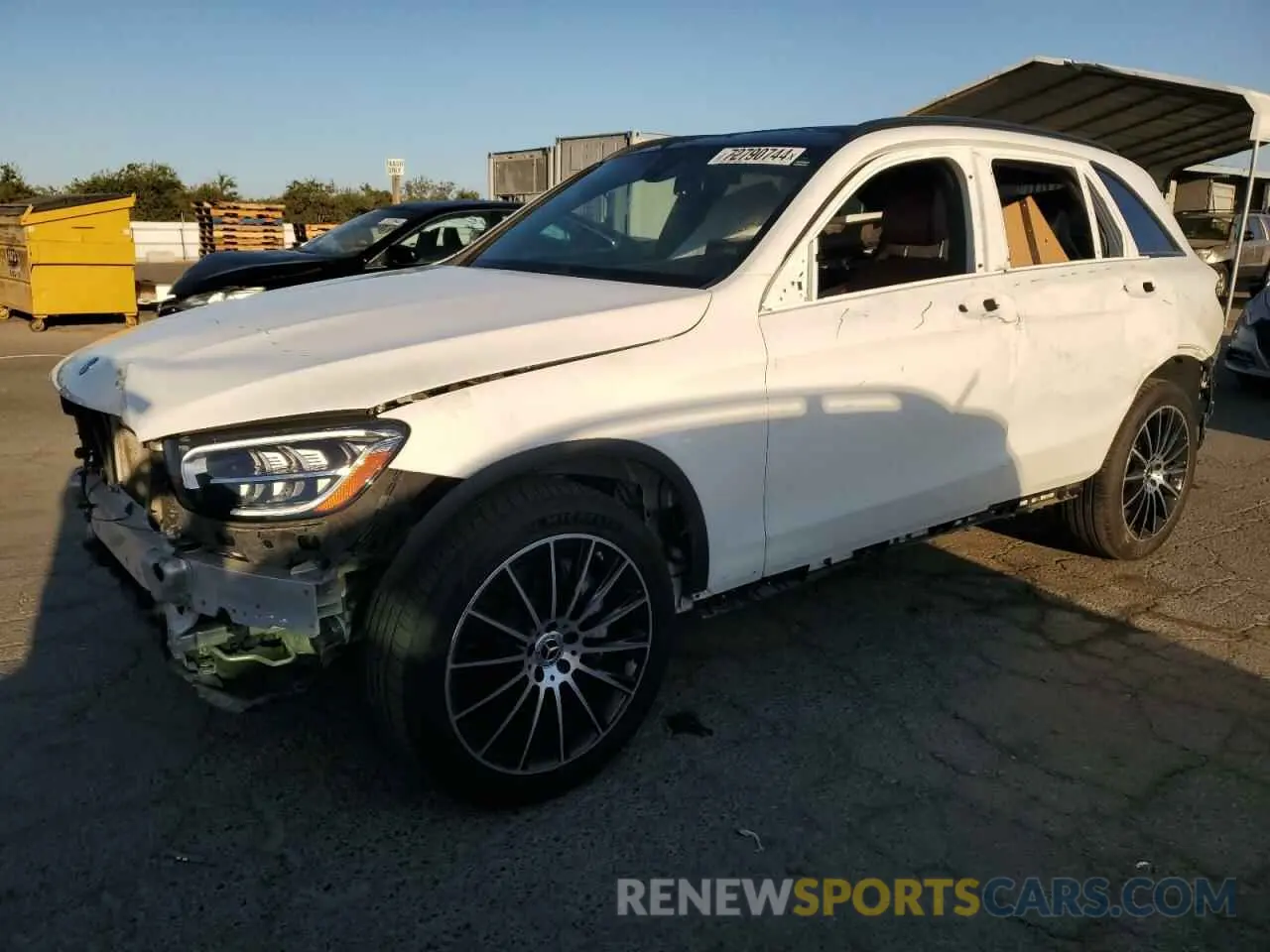 1 Photograph of a damaged car W1N0G8DB2LV257487 MERCEDES-BENZ GLC-CLASS 2020