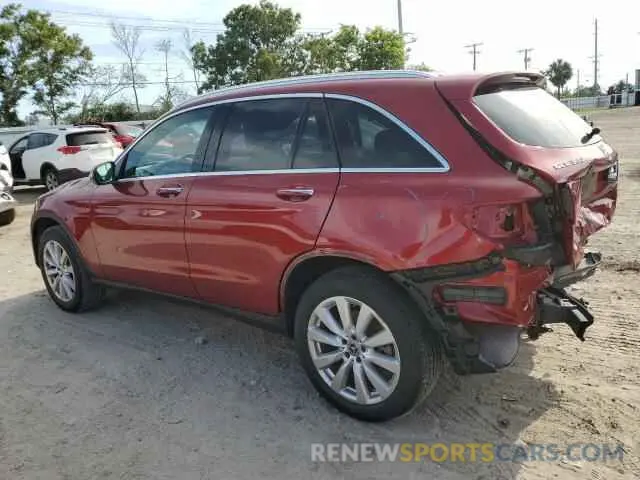 2 Photograph of a damaged car W1N0G8DB9LF767801 MERCEDES-BENZ GLC-CLASS 2020