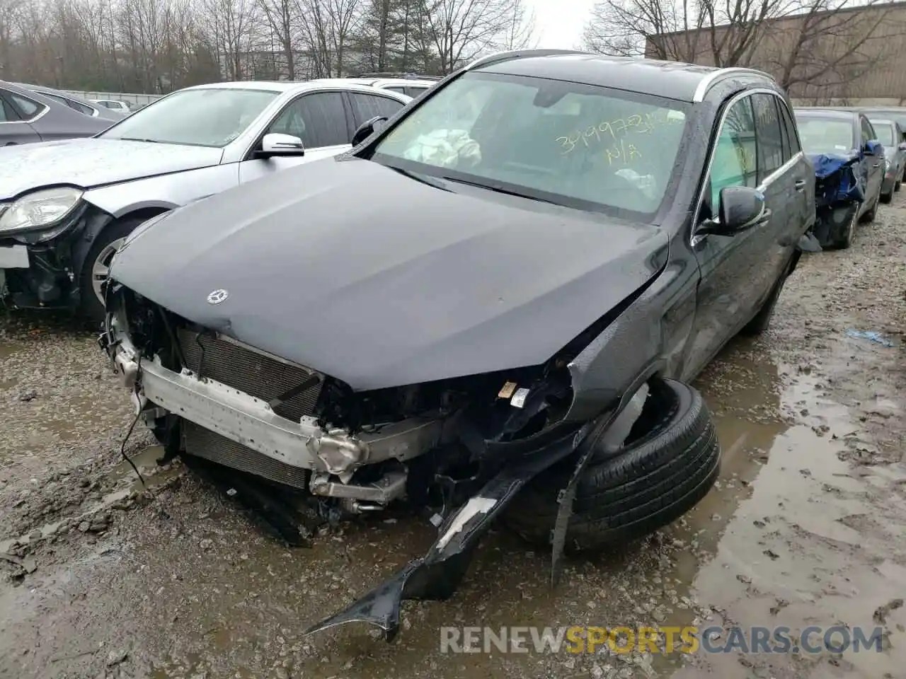 2 Photograph of a damaged car W1N0G8DB9LF769628 MERCEDES-BENZ GLC-CLASS 2020