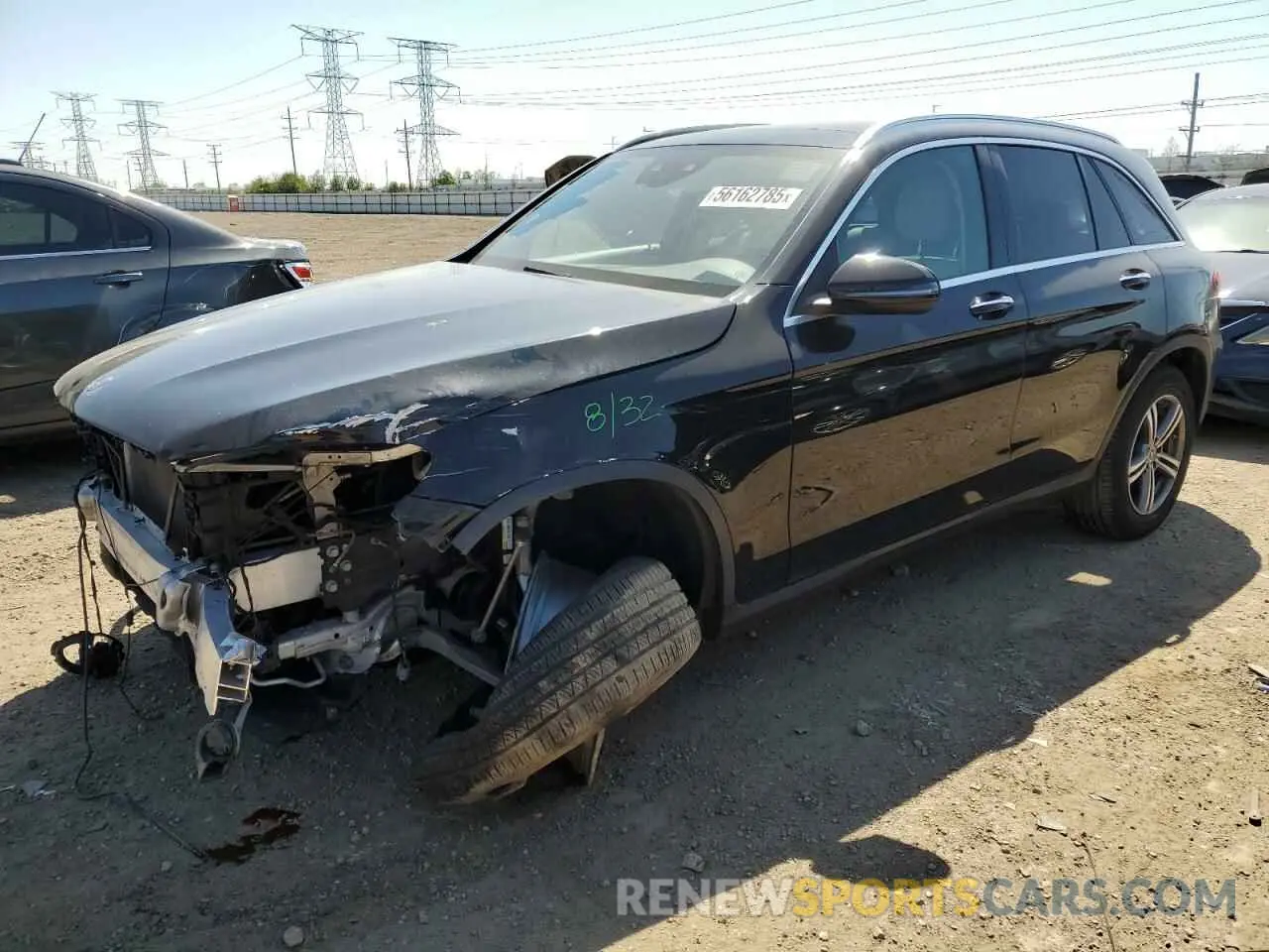 1 Photograph of a damaged car W1N0G8EB0LF860494 MERCEDES-BENZ GLC-CLASS 2020