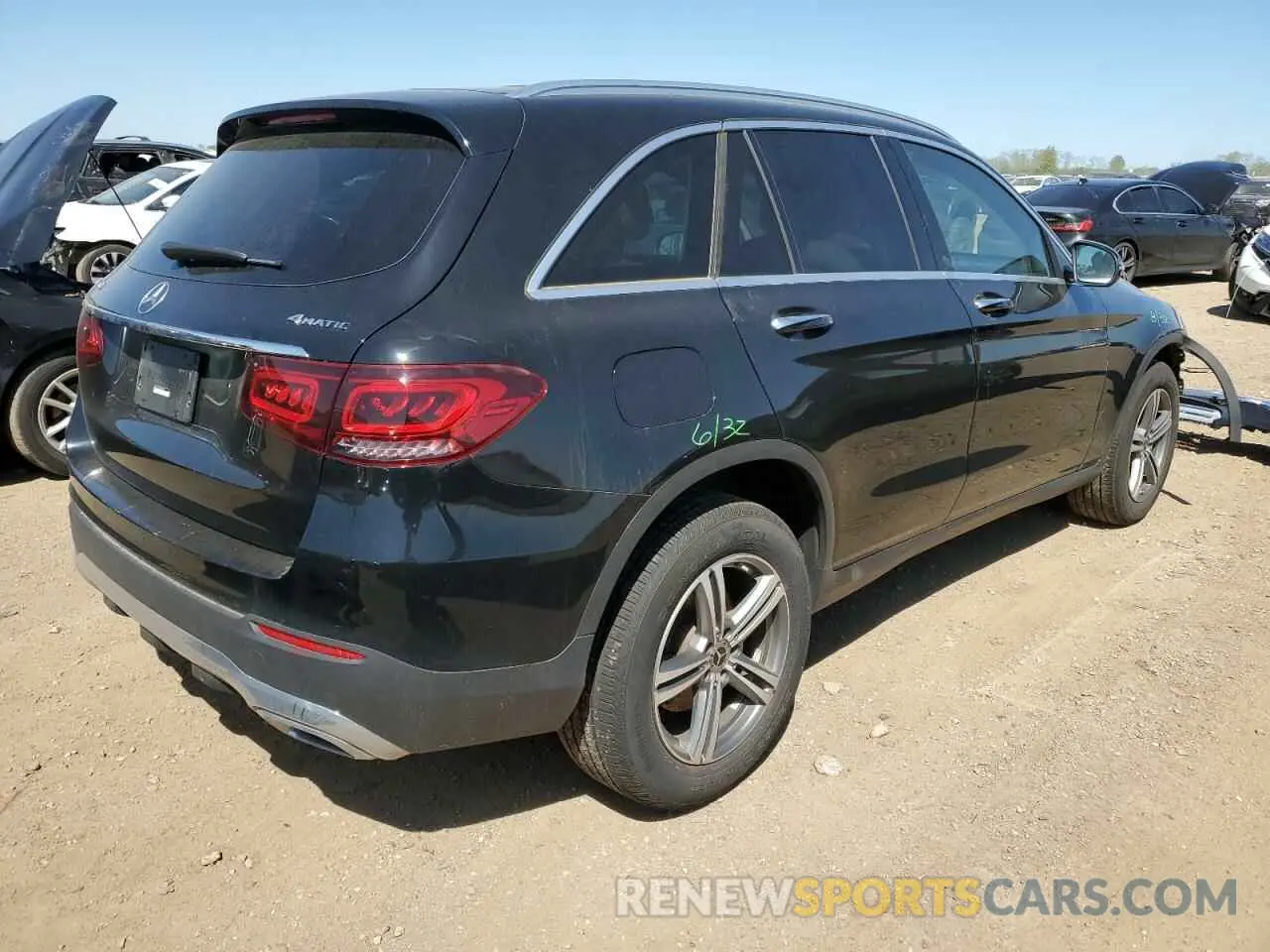 3 Photograph of a damaged car W1N0G8EB0LF860494 MERCEDES-BENZ GLC-CLASS 2020