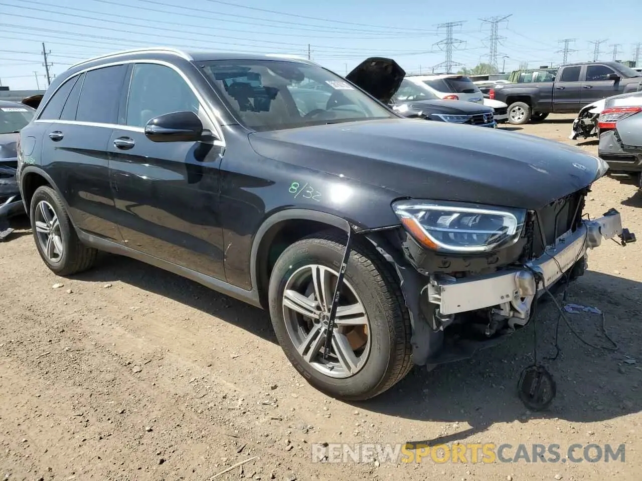 4 Photograph of a damaged car W1N0G8EB0LF860494 MERCEDES-BENZ GLC-CLASS 2020