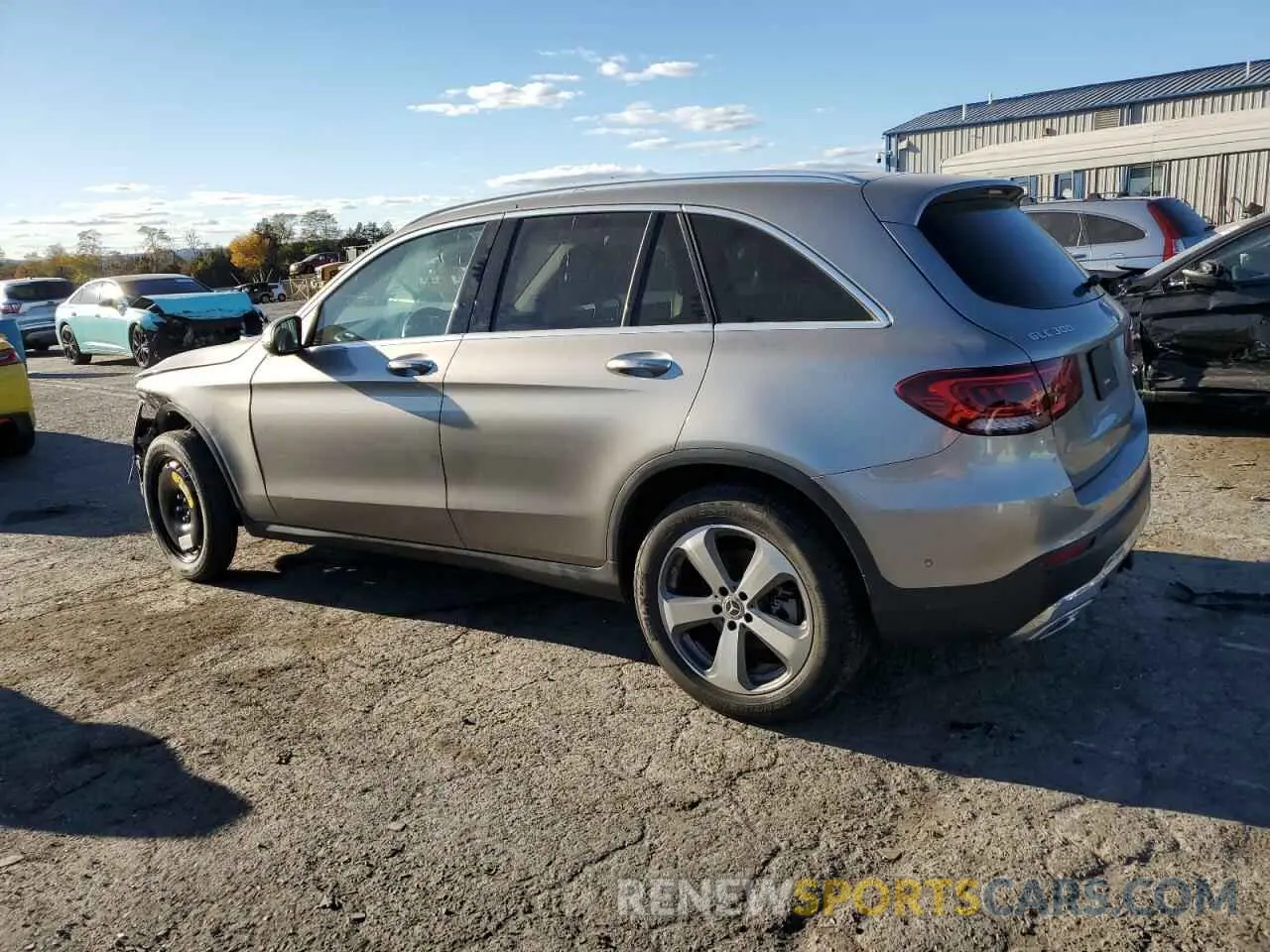 2 Photograph of a damaged car W1N0G8EB2LF763801 MERCEDES-BENZ GLC-CLASS 2020