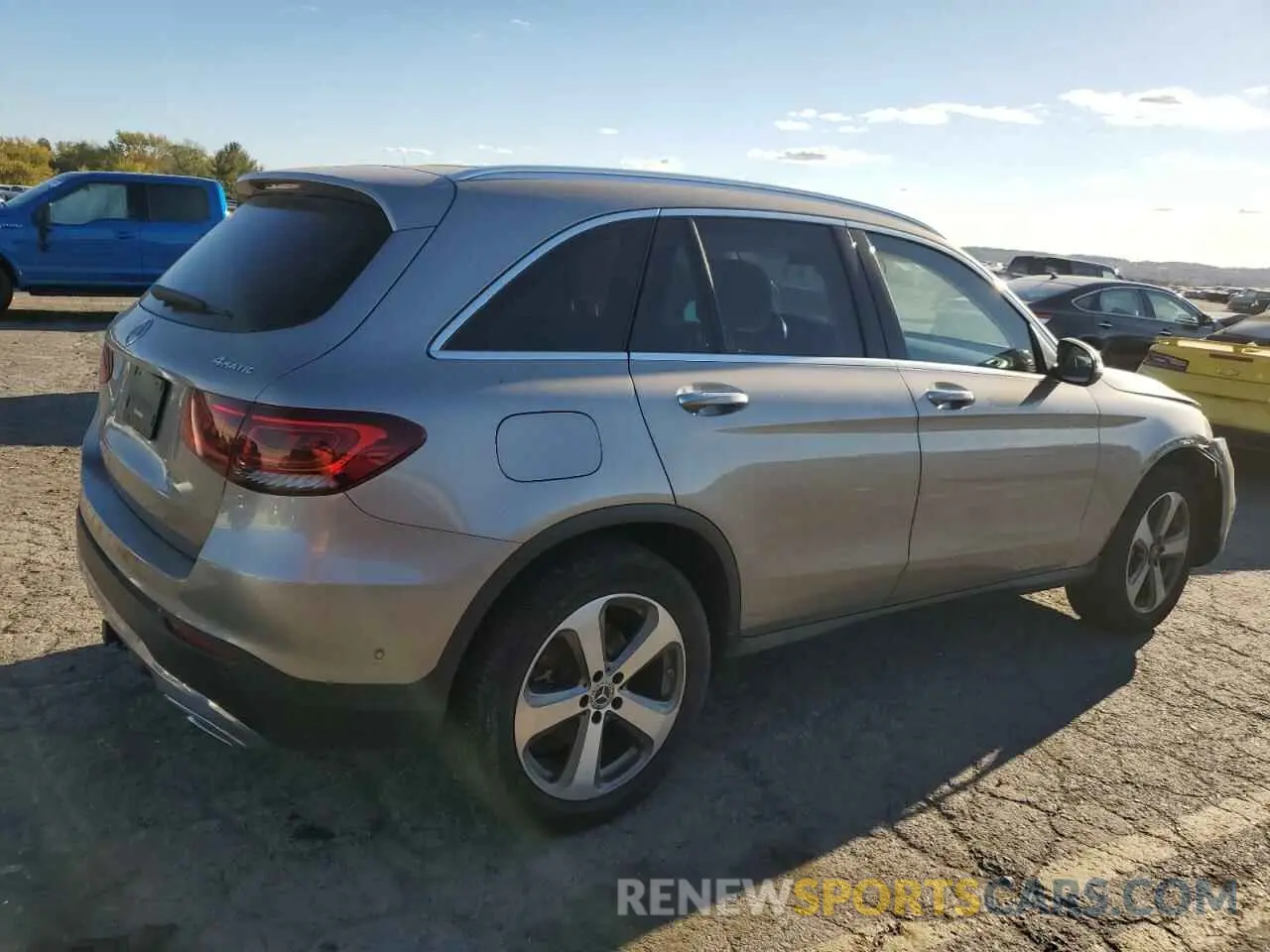 3 Photograph of a damaged car W1N0G8EB2LF763801 MERCEDES-BENZ GLC-CLASS 2020
