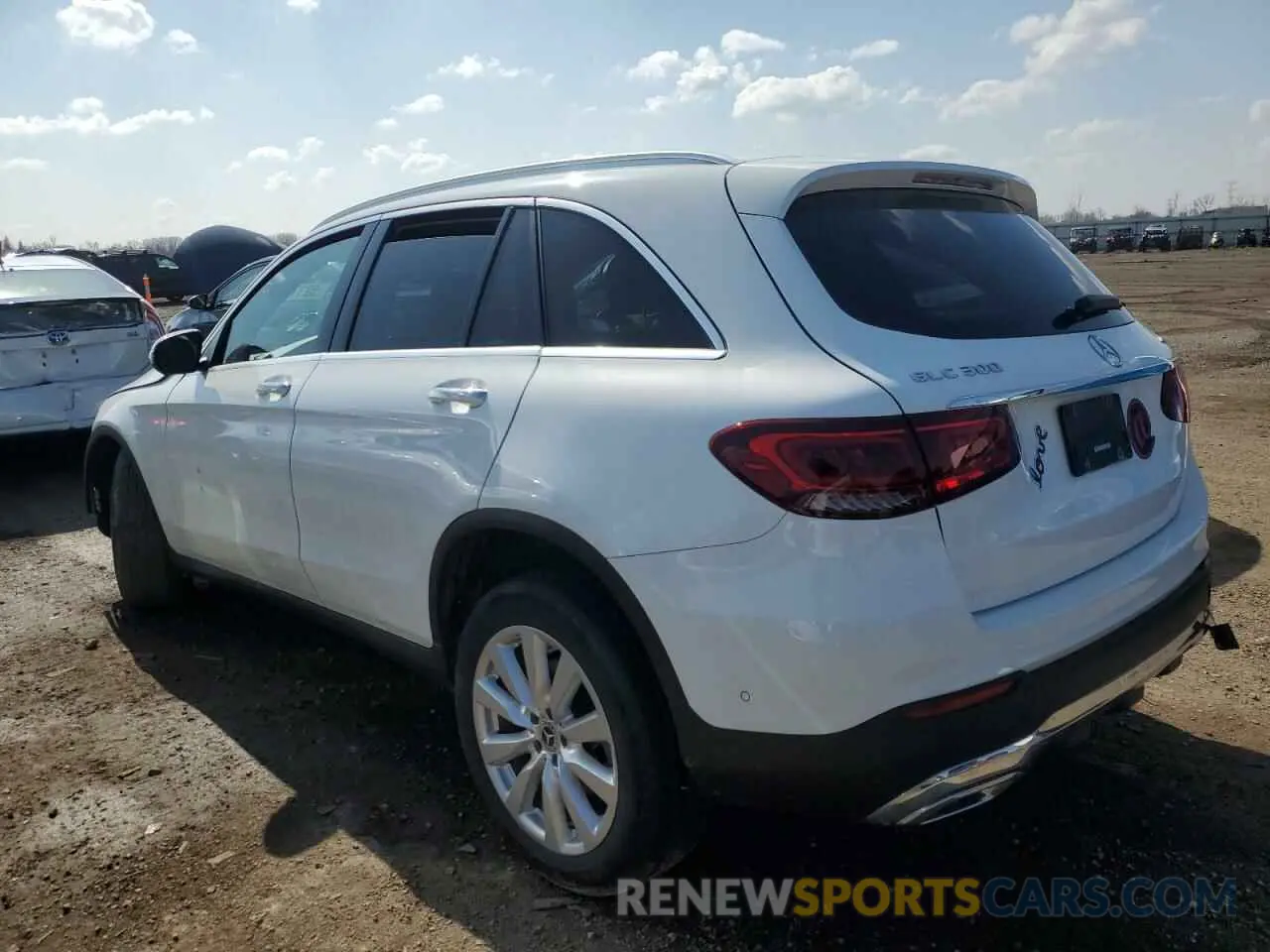 2 Photograph of a damaged car W1N0G8EB6LF797451 MERCEDES-BENZ GLC-CLASS 2020