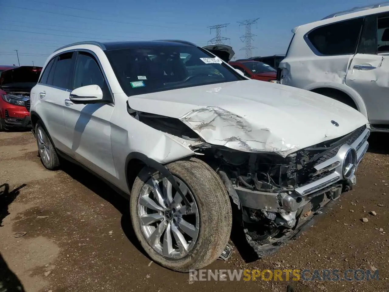 4 Photograph of a damaged car W1N0G8EB6LF797451 MERCEDES-BENZ GLC-CLASS 2020
