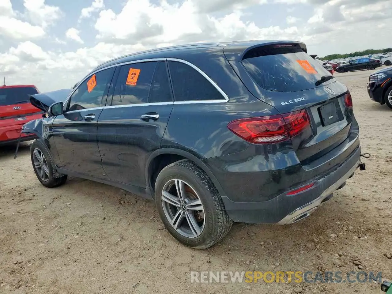 2 Photograph of a damaged car W1N0G8EB9LF854063 MERCEDES-BENZ GLC-CLASS 2020