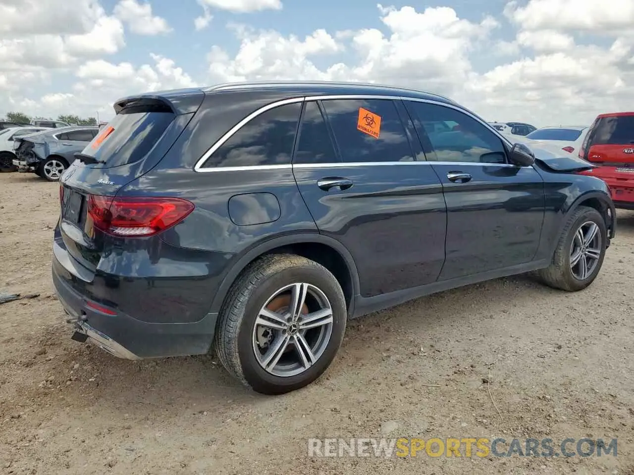 3 Photograph of a damaged car W1N0G8EB9LF854063 MERCEDES-BENZ GLC-CLASS 2020