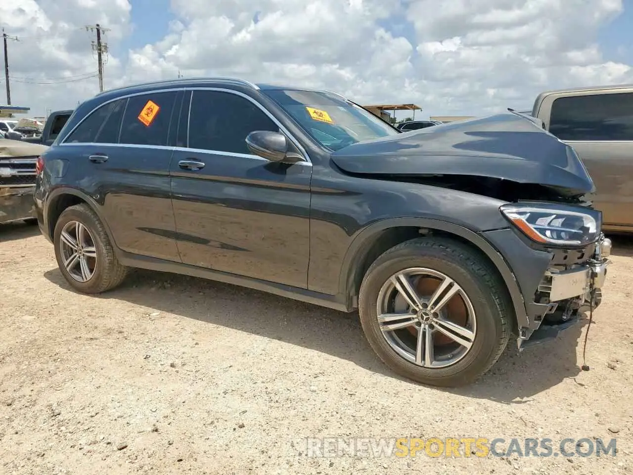 4 Photograph of a damaged car W1N0G8EB9LF854063 MERCEDES-BENZ GLC-CLASS 2020