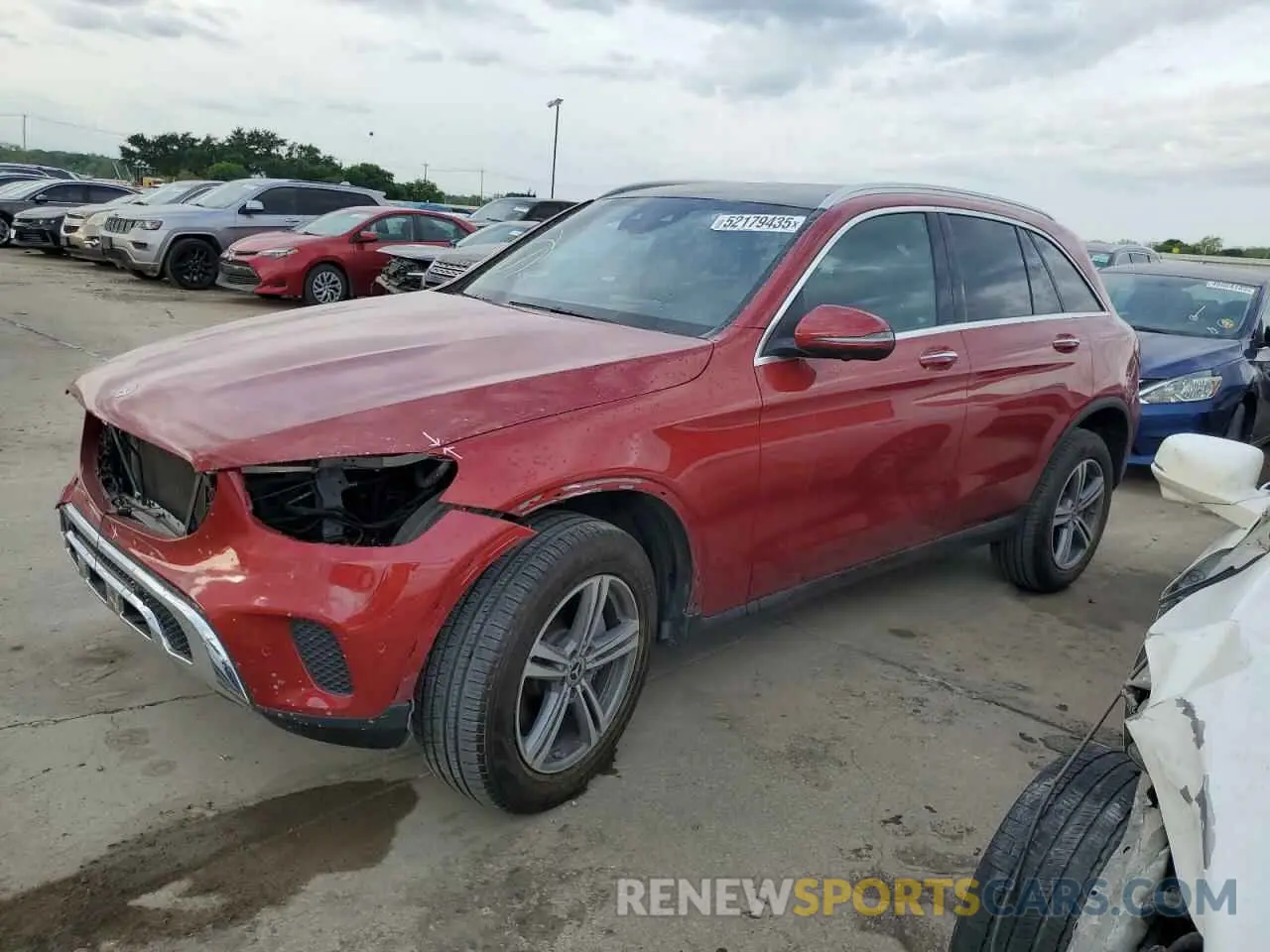 1 Photograph of a damaged car W1N0G8EBXLF837899 MERCEDES-BENZ GLC-CLASS 2020