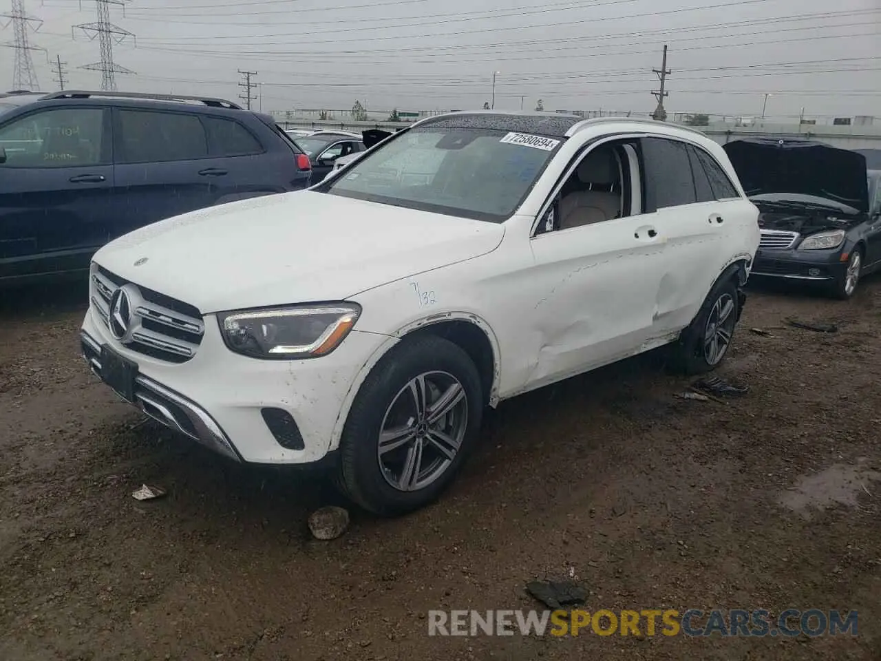 1 Photograph of a damaged car W1N0G8EBXLF845226 MERCEDES-BENZ GLC-CLASS 2020