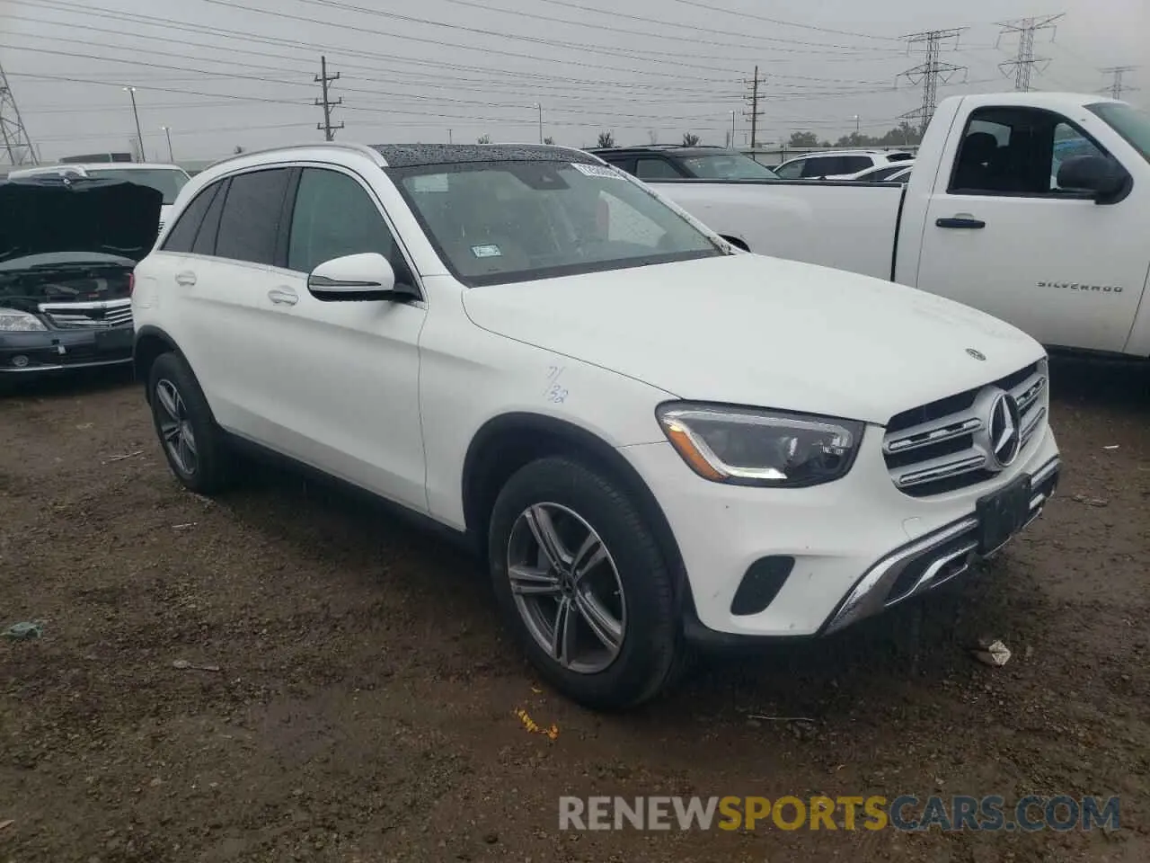 4 Photograph of a damaged car W1N0G8EBXLF845226 MERCEDES-BENZ GLC-CLASS 2020
