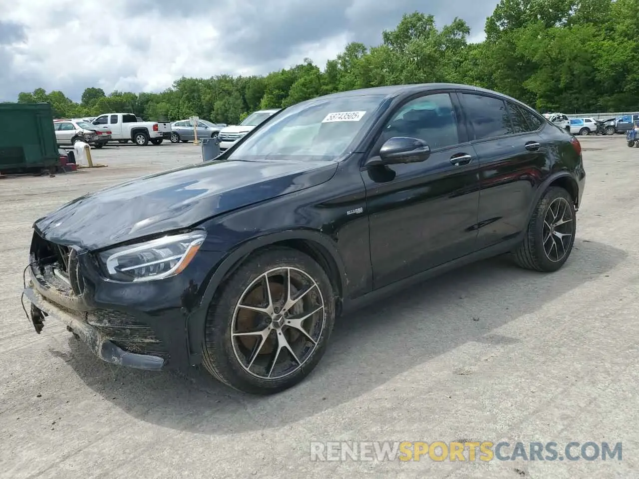 1 Photograph of a damaged car W1N0J6EB8LF763727 MERCEDES-BENZ GLC-CLASS 2020