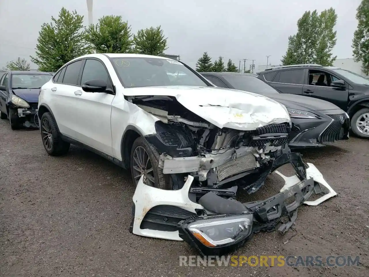 1 Photograph of a damaged car W1N0J8EB0LF796961 MERCEDES-BENZ GLC-CLASS 2020