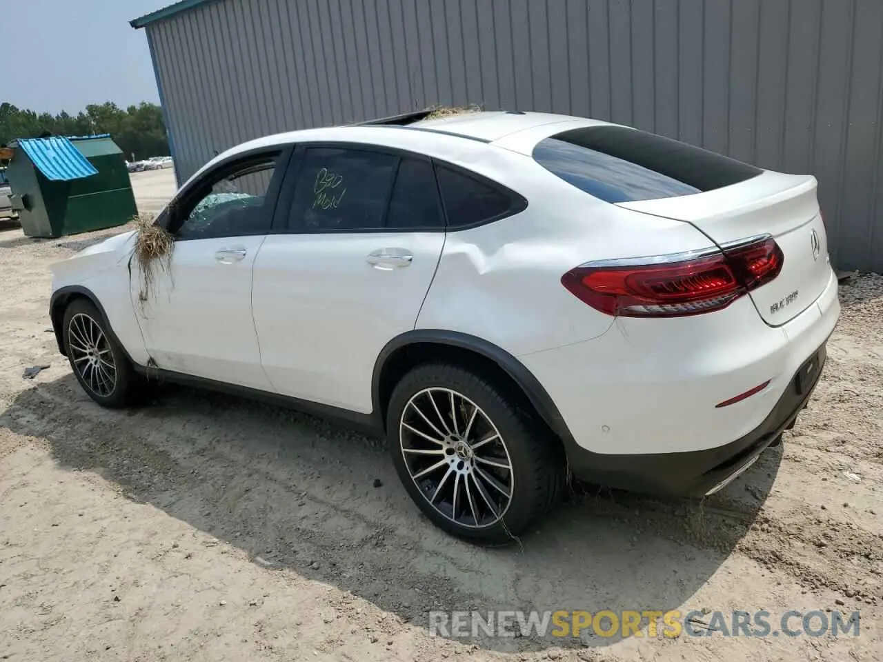 2 Photograph of a damaged car W1N0J8EB2LF838823 MERCEDES-BENZ GLC-CLASS 2020