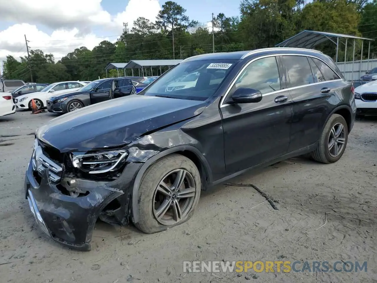 1 Photograph of a damaged car WDC0G8EB0LF712072 MERCEDES-BENZ GLC-CLASS 2020