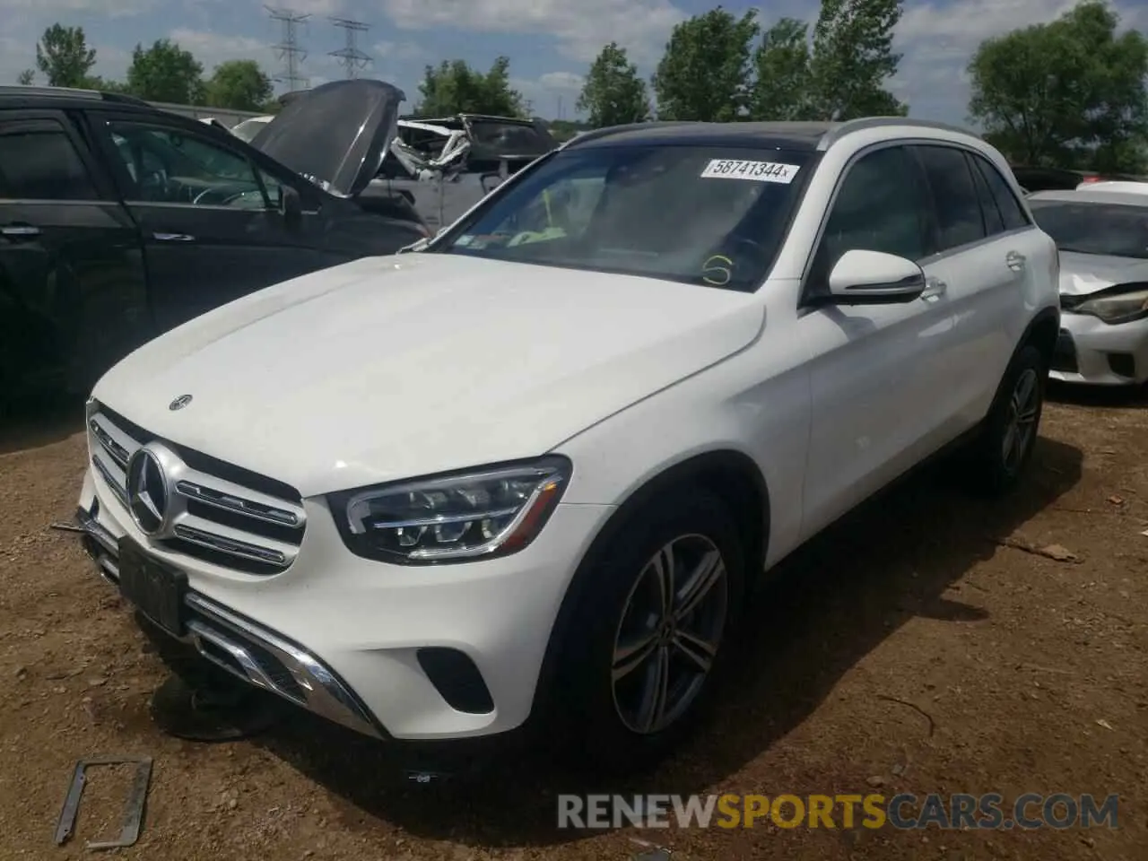 1 Photograph of a damaged car WDC0G8EB2LF678295 MERCEDES-BENZ GLC-CLASS 2020