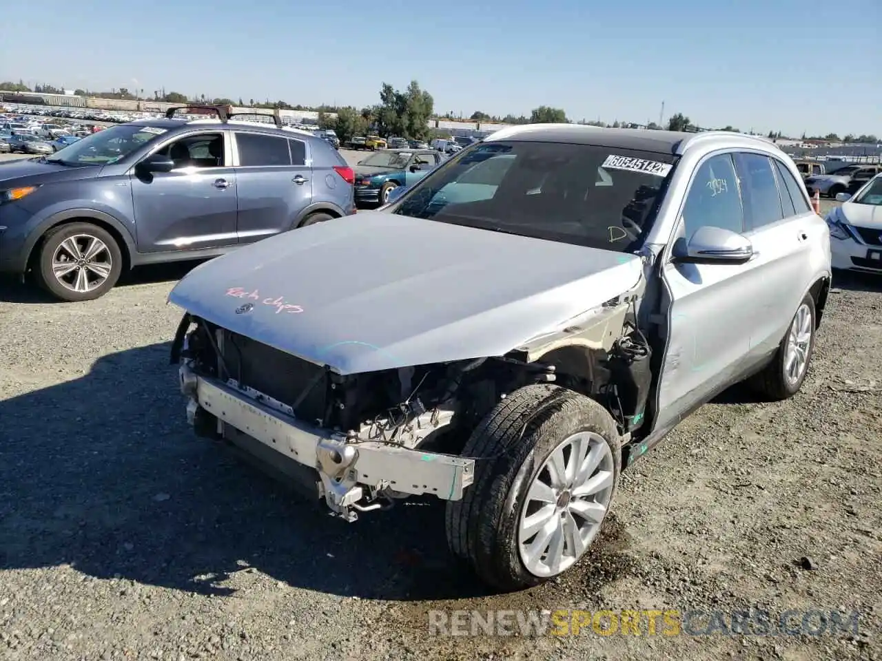 2 Photograph of a damaged car WDC0G8EB7LF673691 MERCEDES-BENZ GLC-CLASS 2020